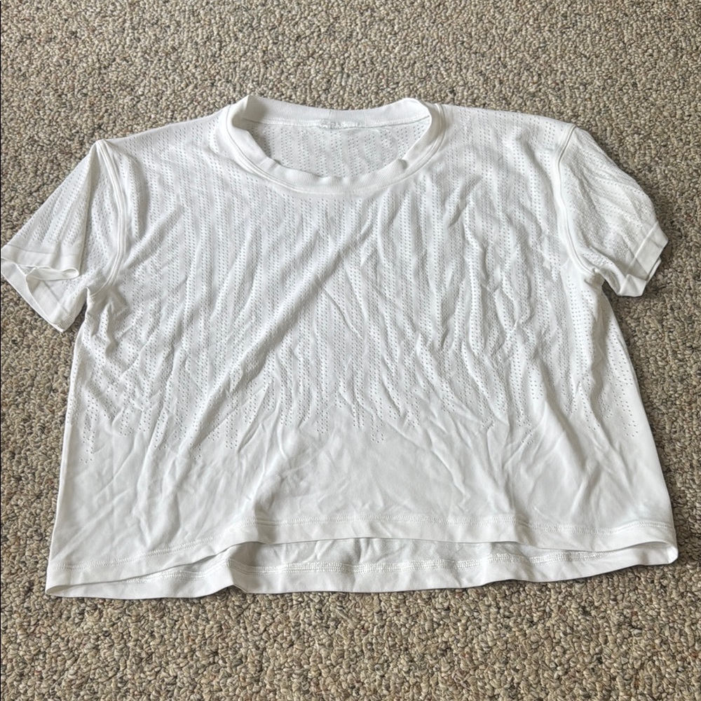 lululemon athletica White Short Sleeve Tee